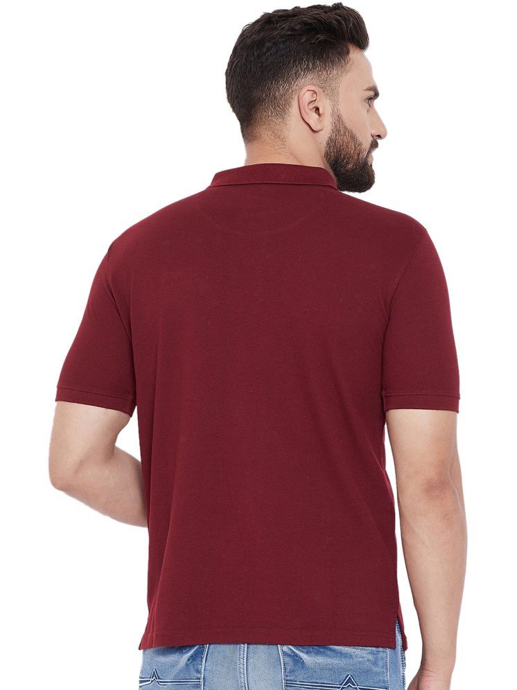 Set of three men's Ketex cotton blend half-sleeve polo T-shirts in multicolor, 2XL size, stylish and comfortable for everyday wear.