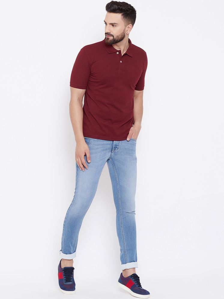 Set of three men's Ketex cotton blend half-sleeve polo T-shirts in multicolor, 2XL size, casual and comfortable.