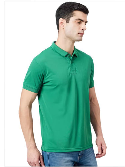 Set of three men's Ketex cotton blend half-sleeve polo t-shirts in multicolor, size 2XL, casual and comfortable style.