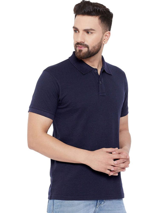 Set of four men's Ketex cotton blend half-sleeve polo T-shirts in multicolor, size 2XL, casual and comfortable for everyday wear.
