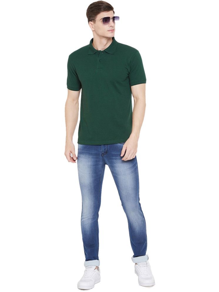 Set of four men's Ketex cotton blend half-sleeve polo T-shirts in various colors, size 2XL, casual and comfortable style.