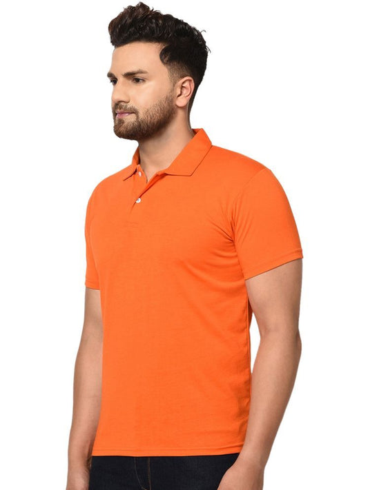 Set of four men's Ketex cotton blend half-sleeve polo T-shirts in multicolor, size 2XL, casual and comfortable.