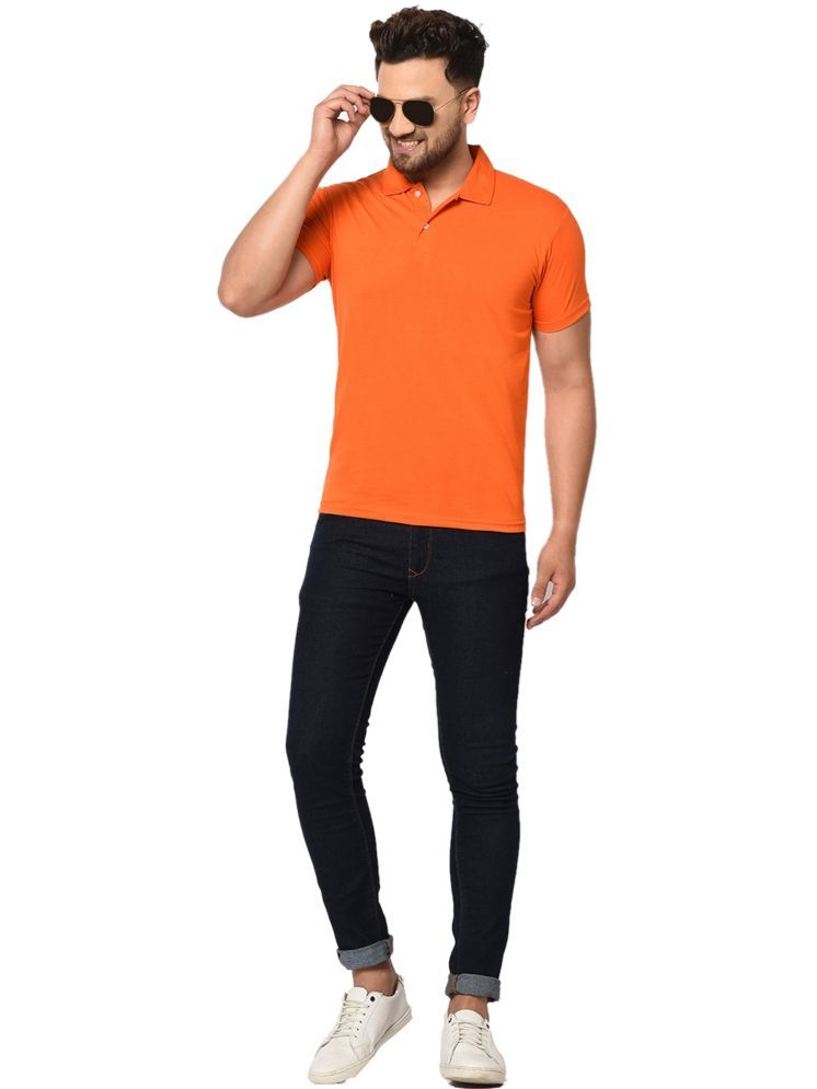 Set of four men's Ketex cotton blend half-sleeve polo T-shirts in multicolor, size 2XL, casual men's T-shirt pack.