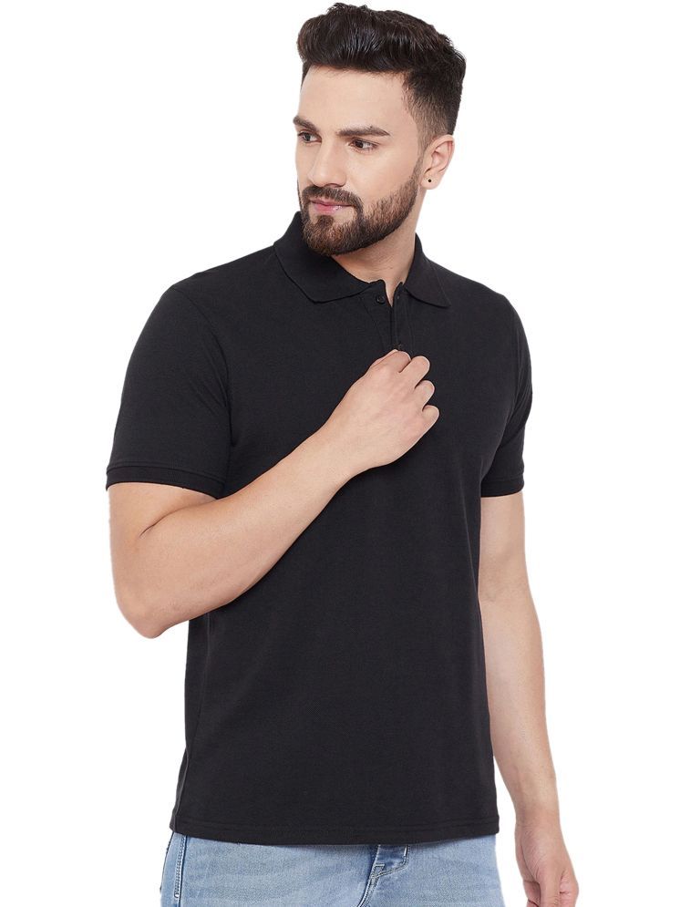 Set of four men's Ketex cotton blend half-sleeve polo T-shirts in multicolor, size 2XL, for casual and everyday wear.