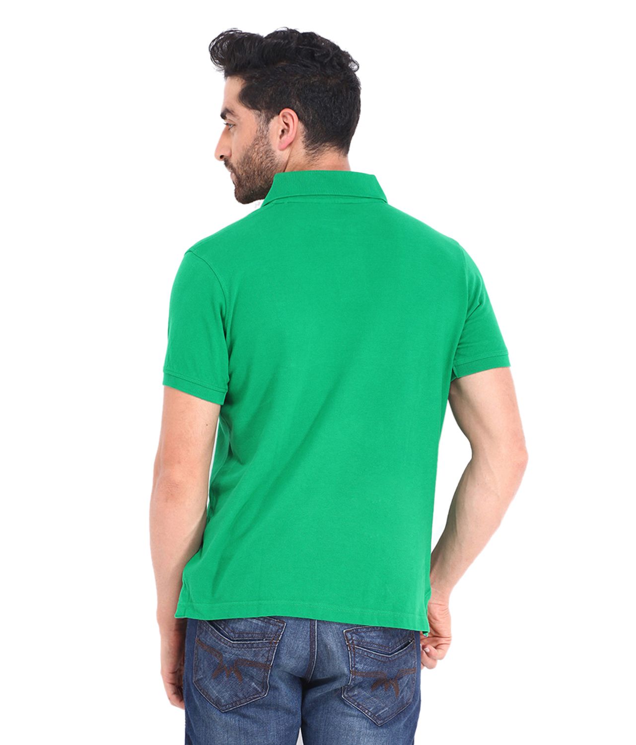 Pack of five men's Ketex cotton blend half-sleeve polo T-shirts in multicolor, 2XL, stylish and comfortable for everyday wear.