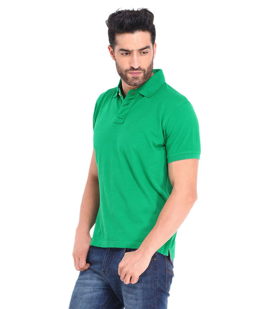 Set of five men's Ketex cotton blend half-sleeve polo T-shirts in multicolor, size 2XL, casual and comfortable wear.