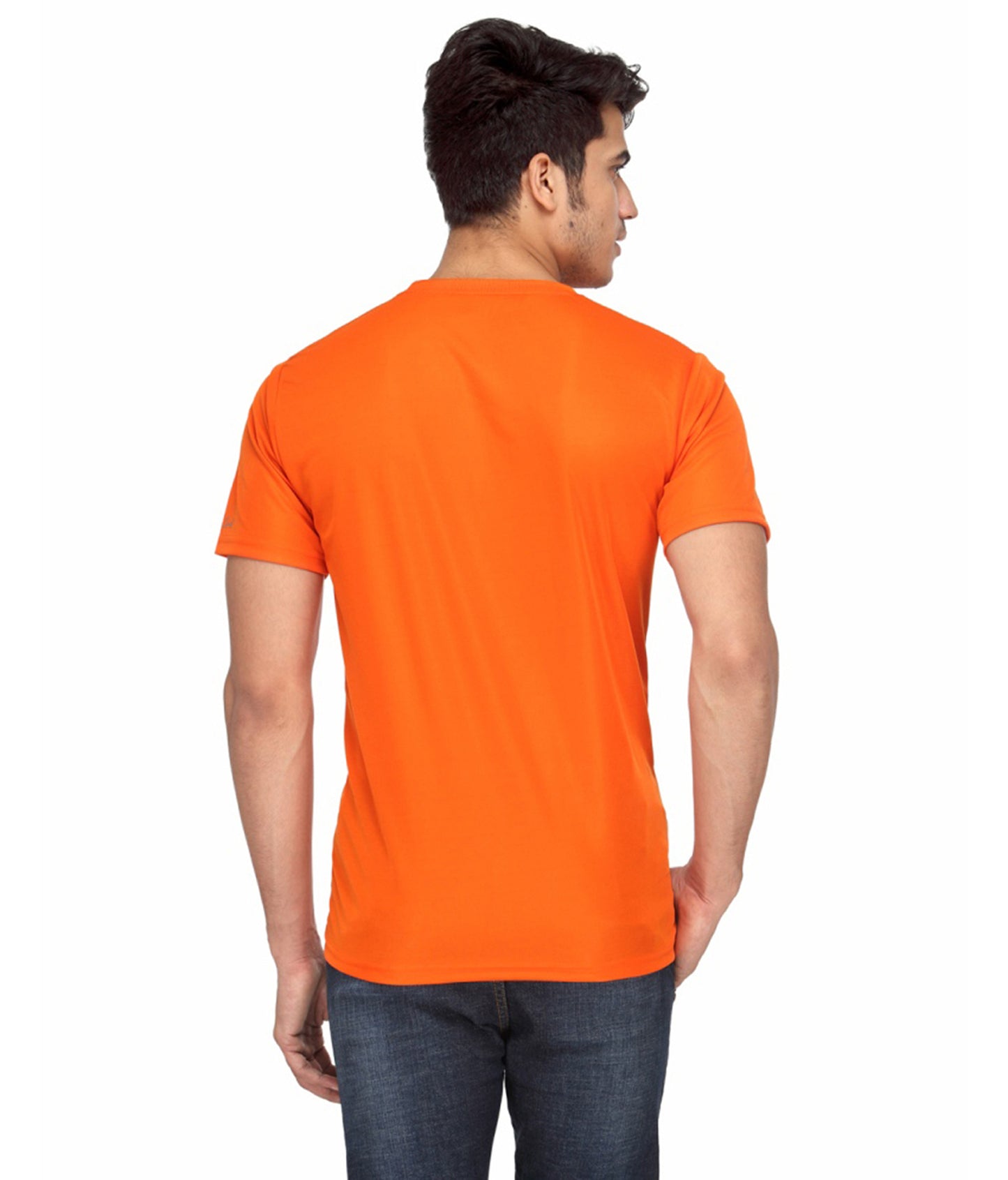 Set of two multicolor Ketex men's polyester blend Dri-Fit round neck T-shirts, 2XL size, casual athletic style.