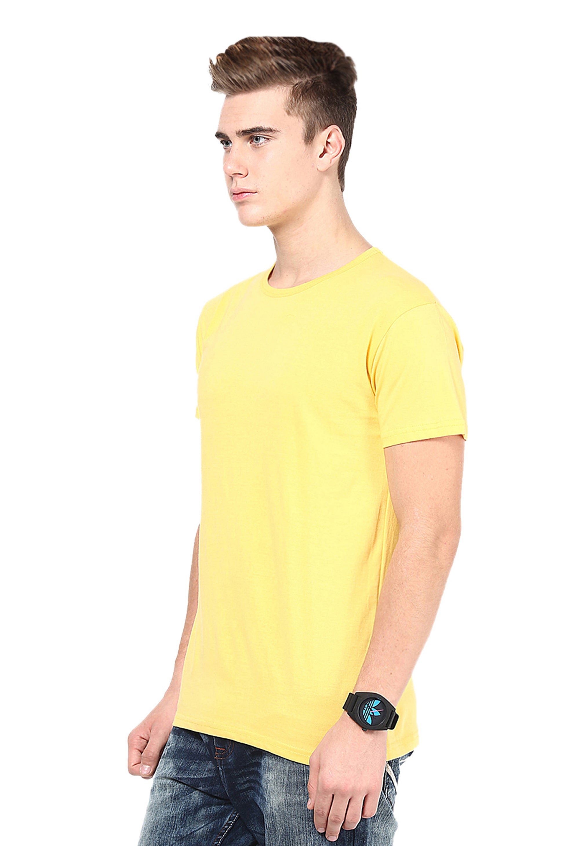 Set of two men's Ketex polyester blend dri-fit round neck T-shirts in multicolor, 2XL size, casual athletic style.