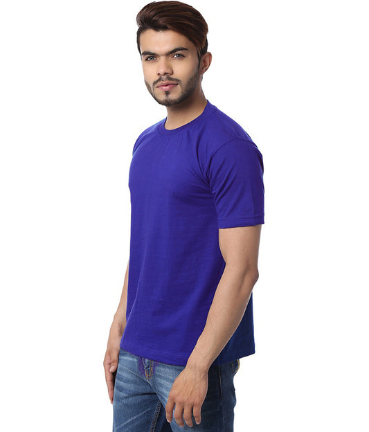 Set of three multicolor men's polyester blend Dri-Fit round neck T-shirts by 14398, shown in size 2XL
