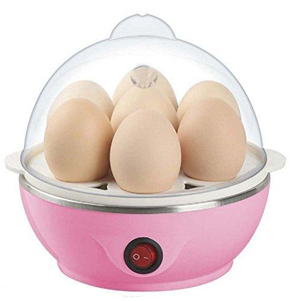 Wukusy 153 Electric Egg Boiler with 7-egg poacher and transparent lid, showing the appliance’s compact design and control panel.