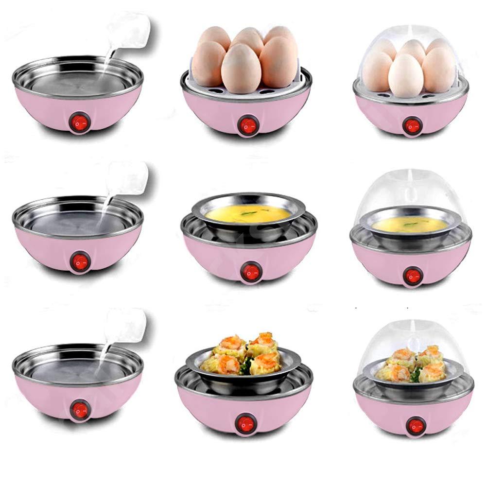 Wukusy 153 Electric Egg Boiler with 7-egg poacher, compact kitchen appliance for boiling and poaching eggs.