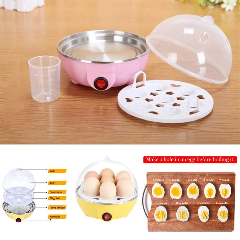 Wukusy 153 Electric Egg Boiler with 7-egg poacher, compact kitchen appliance for boiling eggs efficiently and evenly.