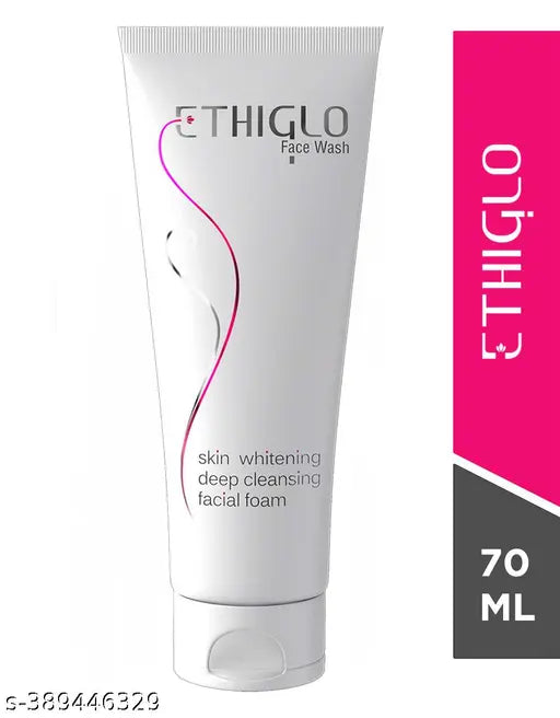 Two bottles of Ethi-Glo Face Wash from 15924, a face primer product, with clear labels and packaging visible.
