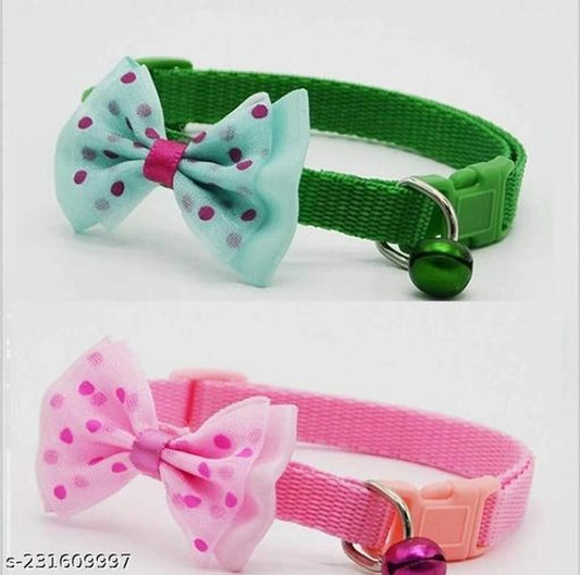 Multicolor ABS plastic collar belts for pets, pack of 2, featuring adjustable straps and durable design.
