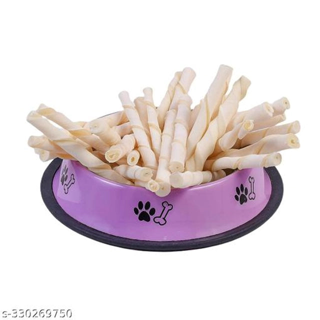 Rawhide Twisted Munchie Flavour Chew Stick for pets, 200g, with twisted design and appetizing flavor.