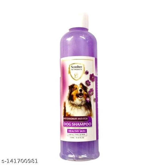 Scoobee Anti-Dandruff Anti-Itch Dog Shampoo bottle, 200 ml, designed for pet skin relief and dandruff control.
