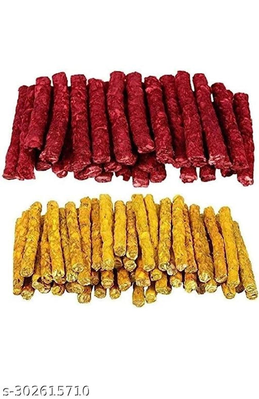 Rawhide mutton and chicken flavor chew stick for pets, 800g, designed for chewing and dental health.