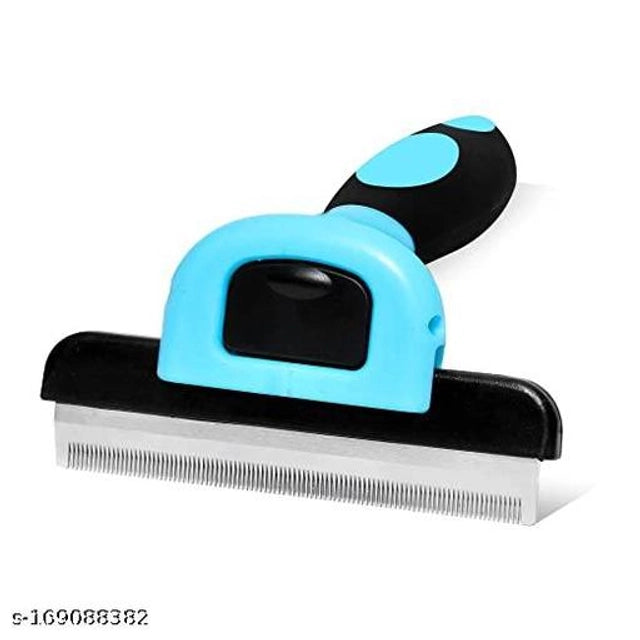 Multicolor Deshedding Brush for Pets from 15929, designed for gentle shedding removal on pet fur.