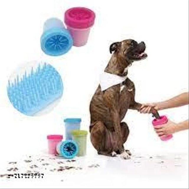 Multicolor foot washer designed for cats and dogs, compact size S, from 15929 pet beds collection.