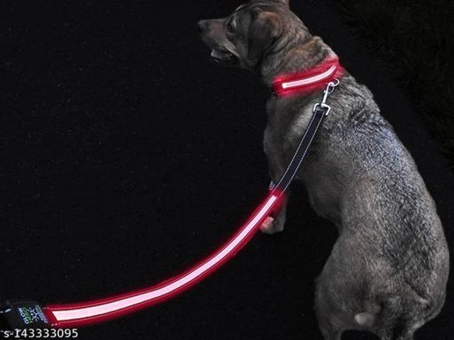 Multicolor cotton dog harness with 5-foot leash, size small, shown with the pet bed set in the image.