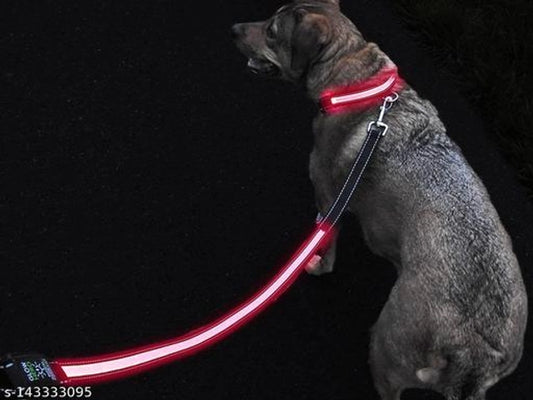 Multicolor cotton dog harness with 5-foot leash, size small, shown with the pet bed set in the image.
