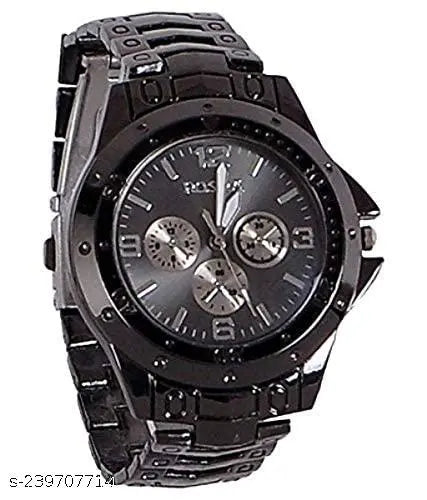 Men's Arabic dial analog watch by 16001 featuring a sleek design and clear Arabic numerals on a stylish timepiece.