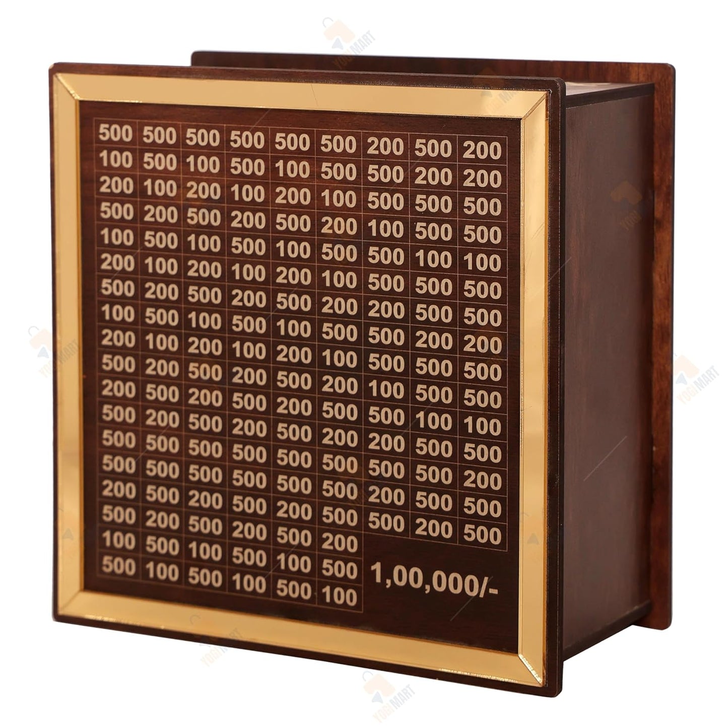 Wooden piggy bank from 16079, a classic money bank with a pig shape and natural wood finish.