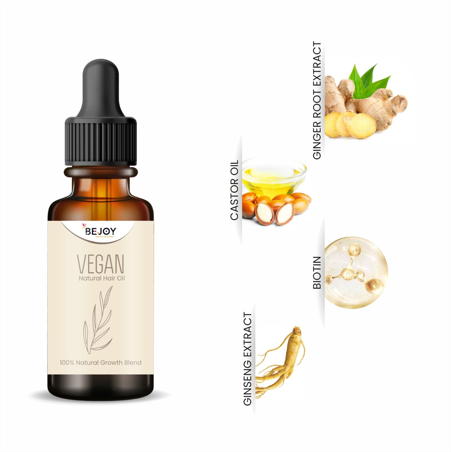 Vegan natural hair oil applied to hair with a hair curler, showcasing healthy, shiny hair from the 16182 brand.