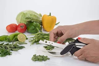 Multicolor 4-in-1 stainless steel kitchen vegetable cutter from 16748, a versatile multi-functional kitchen knife tool.