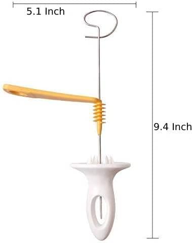 Multicolor manual potato chips slicer and spiral tornado twister for creating decorative potato slices and chips.