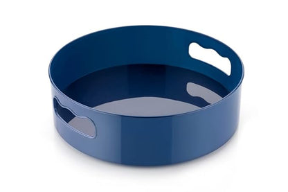 Multicolor 360° rotating kitchen organizer tray with multiple compartments for utensils, cosmetics, and storage by 16748.