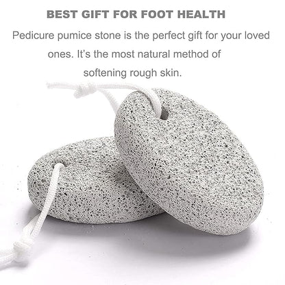 Multicolor callus stone pedicure tool and silicone heel pad for cracked heels, dead skin removal, and ankle support.