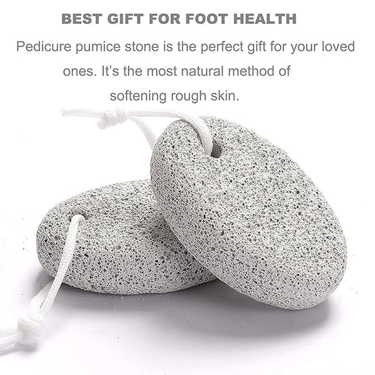Multicolor callus stone pedicure tool and silicone heel pad for cracked heels, dead skin removal, and ankle support.