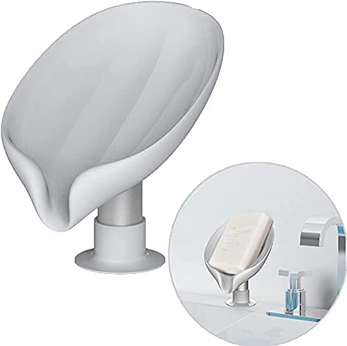 Multicolor Easy Clean Bar Soap Dish Holder with suction cups, designed for baby body wash and soap, includes pack of 2.