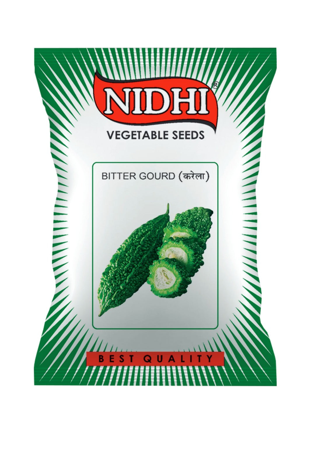 Vegetable seeds for Bitter Ground by 18605, suitable for home, terrace, and kitchen gardening, shown in the image.