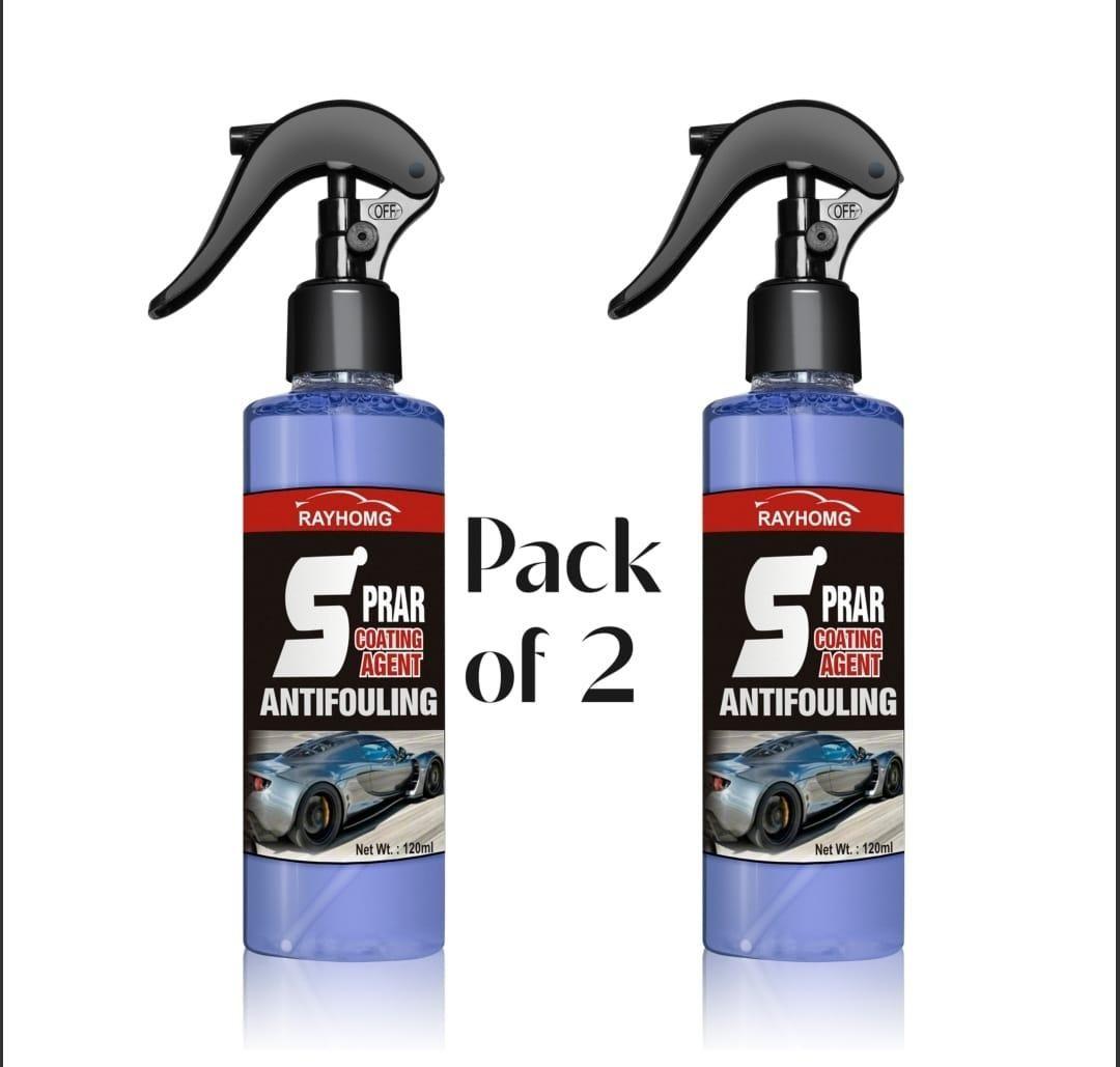 Two 18277 motorcycle spray cans of car coating spray for automobile glass protection, shown in the image.