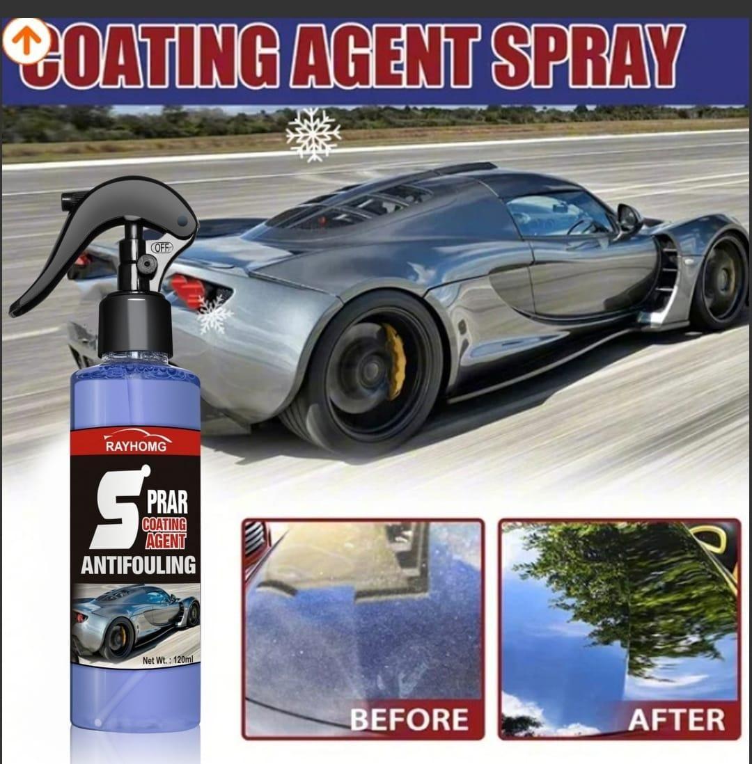Two 18277 motorcycle spray cans of car coating spray for automobile glass protection, shown in the image.