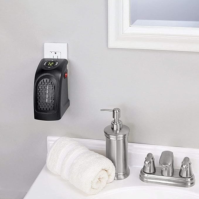 Portable room heater by 18052, compact handy heater for home and office use with adjustable temperature settings.