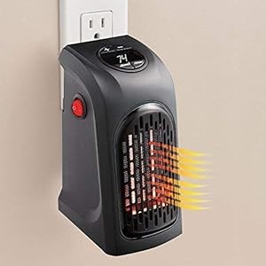 Portable 18052 Handy Heater for home and office, compact space heater with adjustable temperature controls.