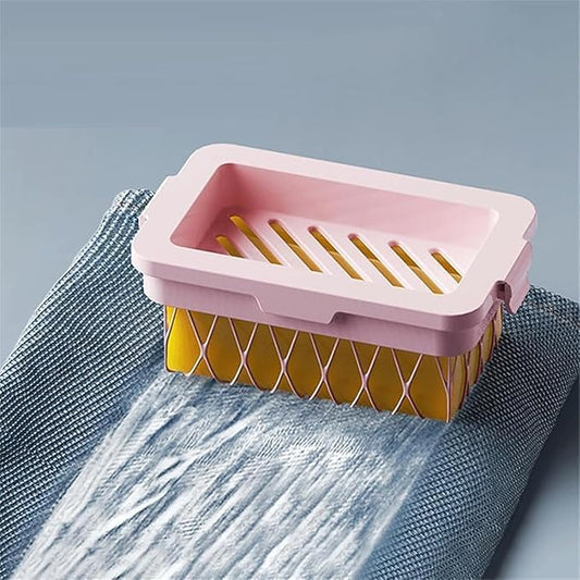 Soap mesh holder from 18279 for soap storage, featuring a compact design with mesh construction for easy drainage and drying.