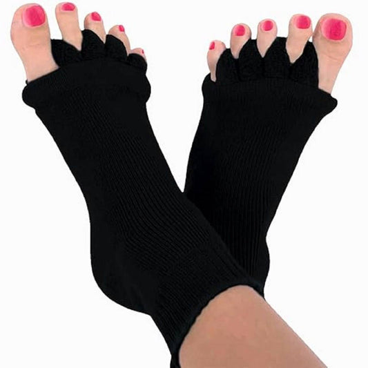 Unisex compression socks for men and women, foot alignment socks in women's size, comfortable and supportive for foot health.