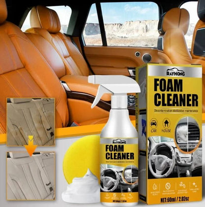 18051 multi-purpose foam cleaner in 60ml bottle, versatile glass cleaner with foaming formula for streak-free shine.