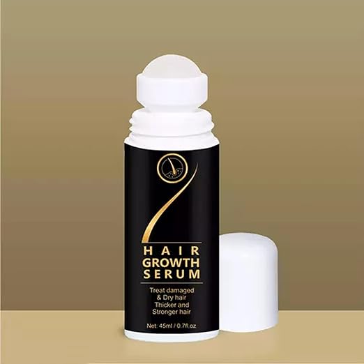 Hair growth serum spray by 18277 for damaged, dry hair, promoting thicker, stronger, and healthier hair.