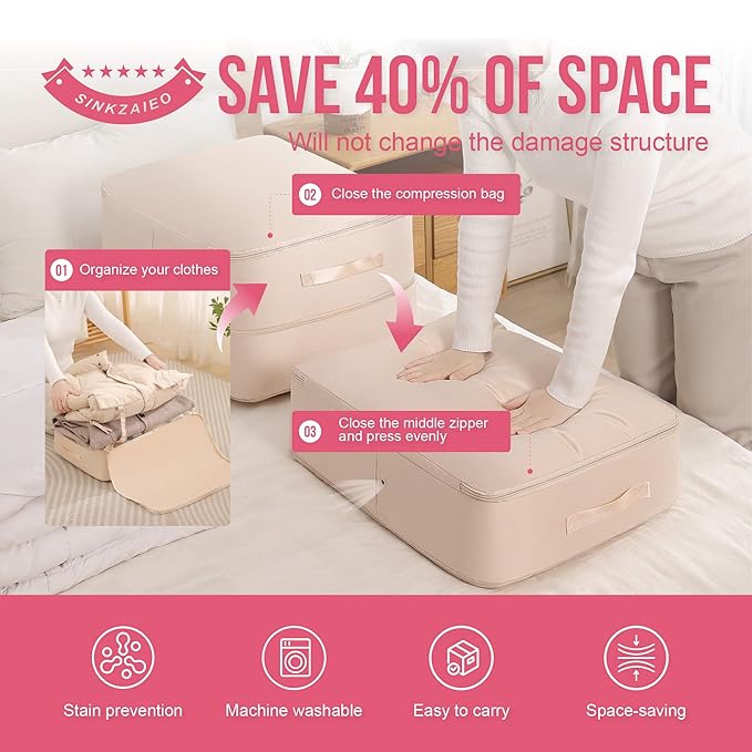 Over the door shoe organizer by 18057 featuring waterproof self-compression packing cubes for space-saving storage.