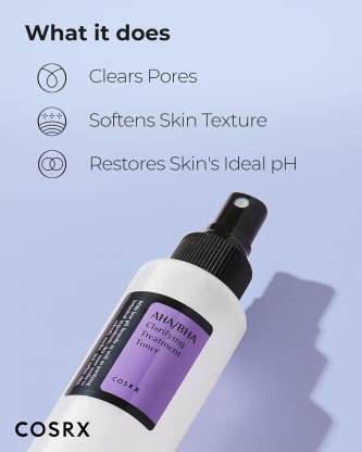 18074 Aha/Bha Clarifying Treatment Toner in 150ml bottle, designed for skin clarity and exfoliation, with a lightweight liquid texture.