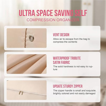 Over the door shoe organizer by 18057 featuring space-saving self-compression packing cubes, waterproof and moisture-proof design.