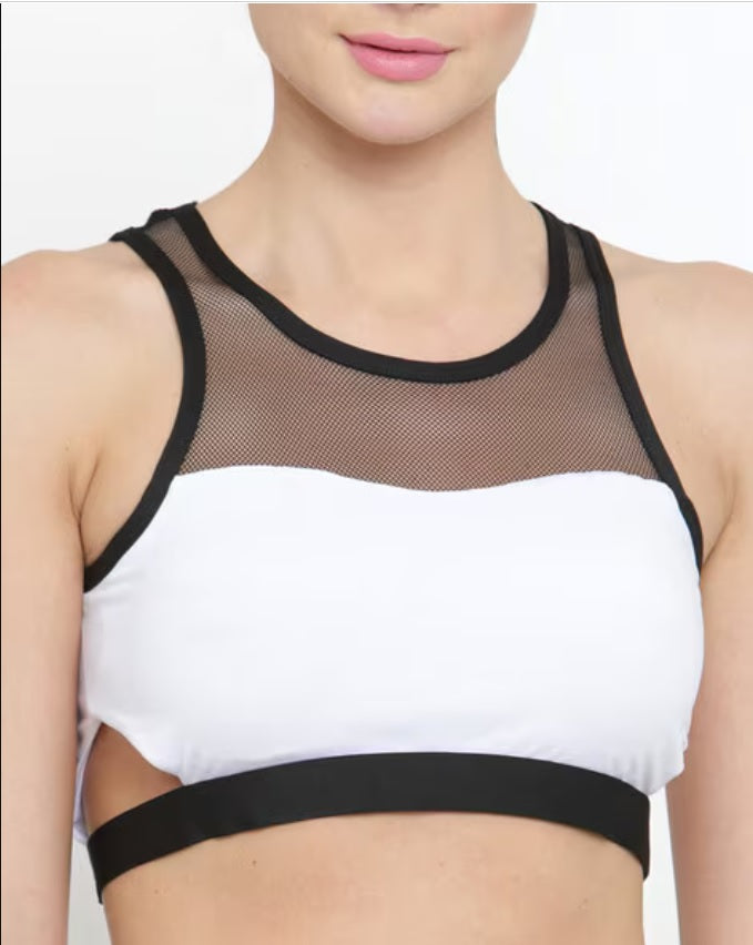 Women's Push-Up Back Smoothing Sports Bra by 9326, featuring supportive straps and seamless design for comfort and shape.