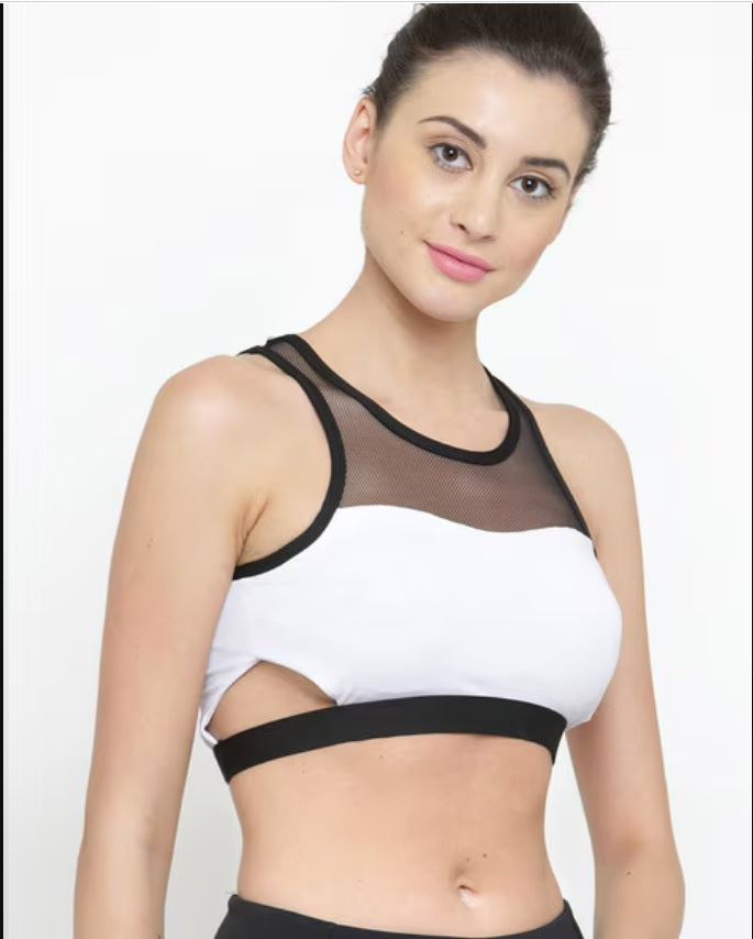 Women's push-up back smoothing sports bra from brand 9326, featuring supportive design and breathable fabric.