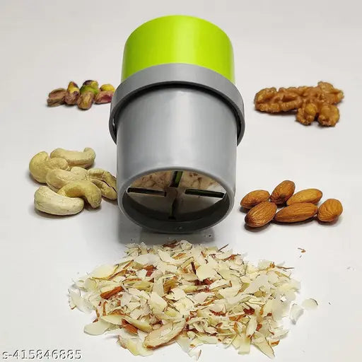 Multicolor plastic dry fruit cutter and slicer for almonds and dry fruits, kitchen tool set by 7233.