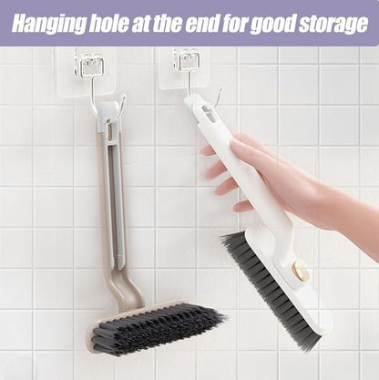 2077 360-degree rotating crevice cleaning brush for cars, featuring flexible bristles for detailed dust and dirt removal in tight spaces.